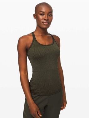 Lululemon Ebb To Street Tank *Shine
Dark Olive / Silver